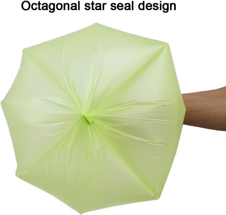 10L Compostable Bin Bags – Biodegradable Food Waste Caddy Liners, 100 Pack (50cm)