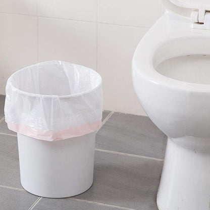 20L Drawstring Bin Bags – Strong Degradable Wastebasket Liners, Unscented, 60 Pack (45×50cm)