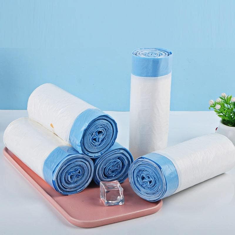 15L Drawstring Bin Bags – Strong Small Rubbish Bags, Unscented, 3 Rolls (45×50cm)