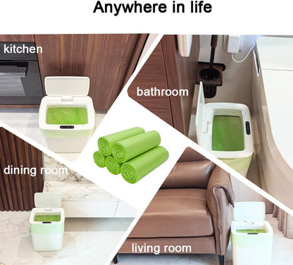 10L Compostable Bin Bags – Biodegradable Food Waste Caddy Liners, 100 Pack (50cm)