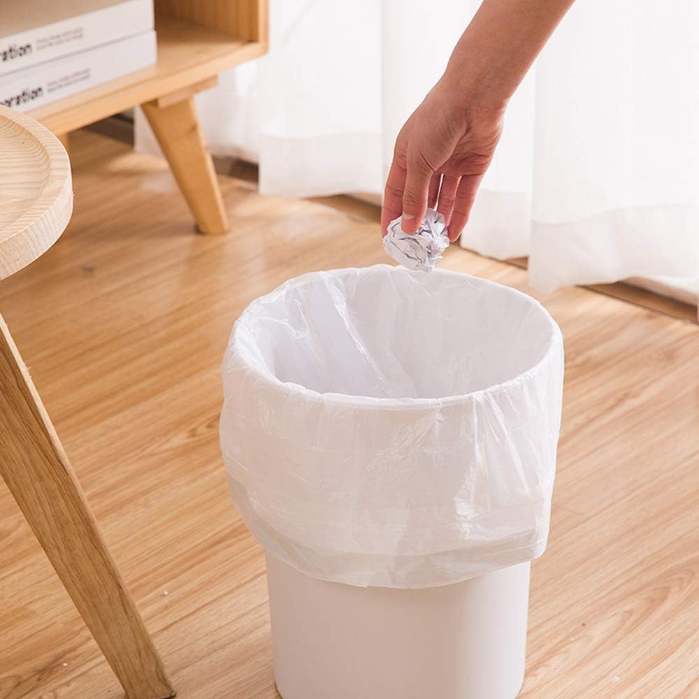 20L Drawstring Bin Bags – Strong Degradable Wastebasket Liners, Unscented, 60 Pack (45×50cm)