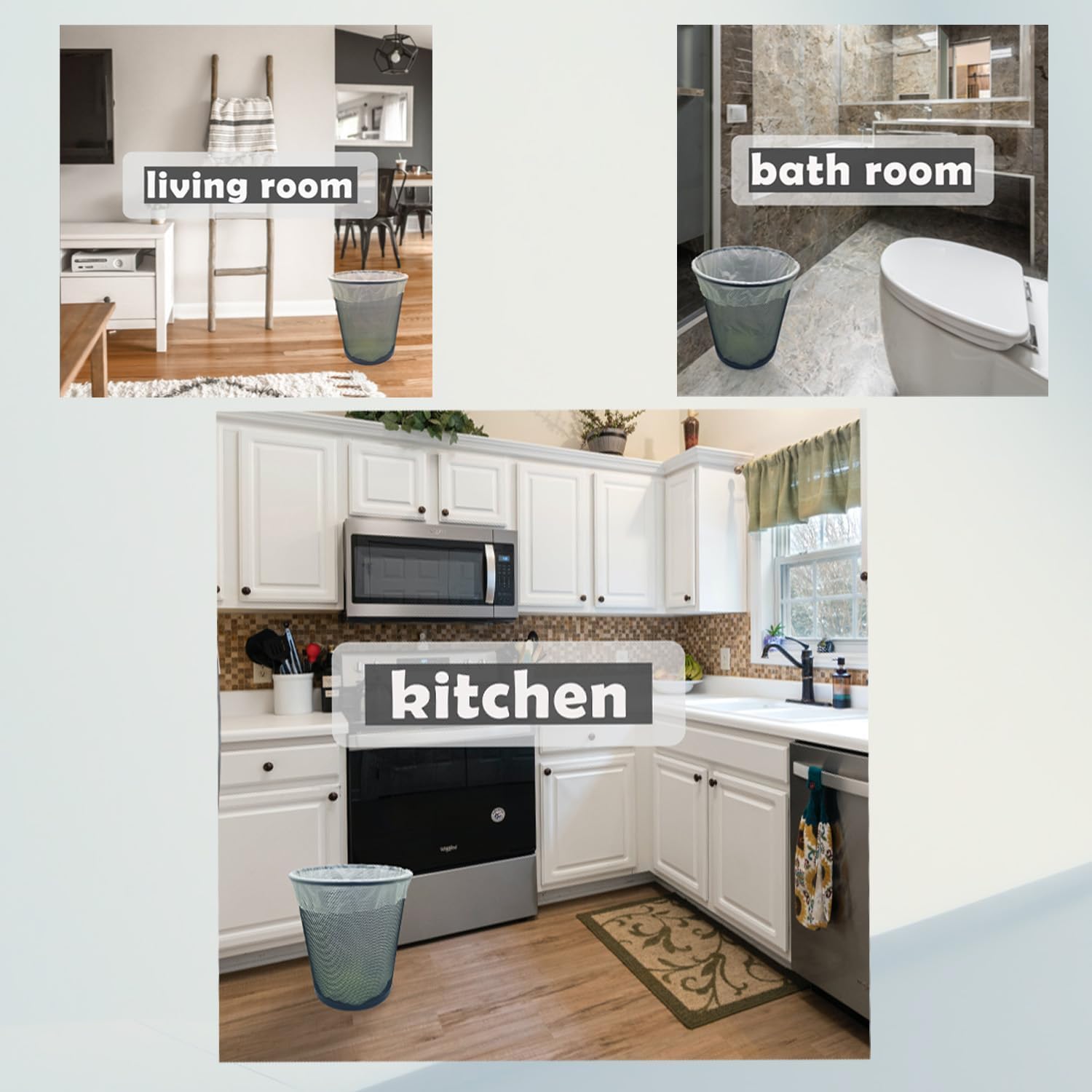 6L Biodegradable Bin Bags – Compostable Food Waste Caddy Liners, 120 Pack (35×40cm)