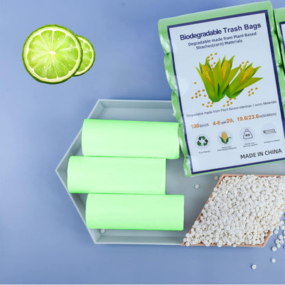 20L Drawstring Bin Bags – Strong Small Waste Liners, Unscented, 40 Pack (45×50cm)