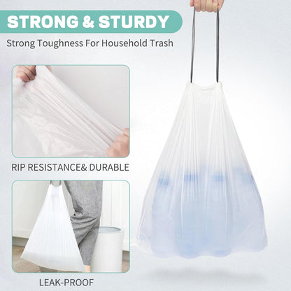 30L Compostable Bin Bags – Biodegradable Food Waste Caddy Liners, Unscented, 100 Pack (50×60cm)