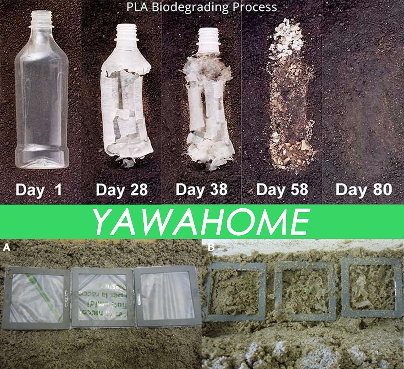 30L Drawstring Bin Bags – Strong Tie-Handle Kitchen Waste Liners, Unscented, 40 Pack (60×65cm)