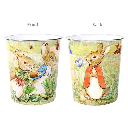 Kids Waste Paper Bin 7L – Peter Rabbit Classic Design Plastic Trash Can for Bedroom, Study Desk & Playroom, Lightweight Open Top Dustbin