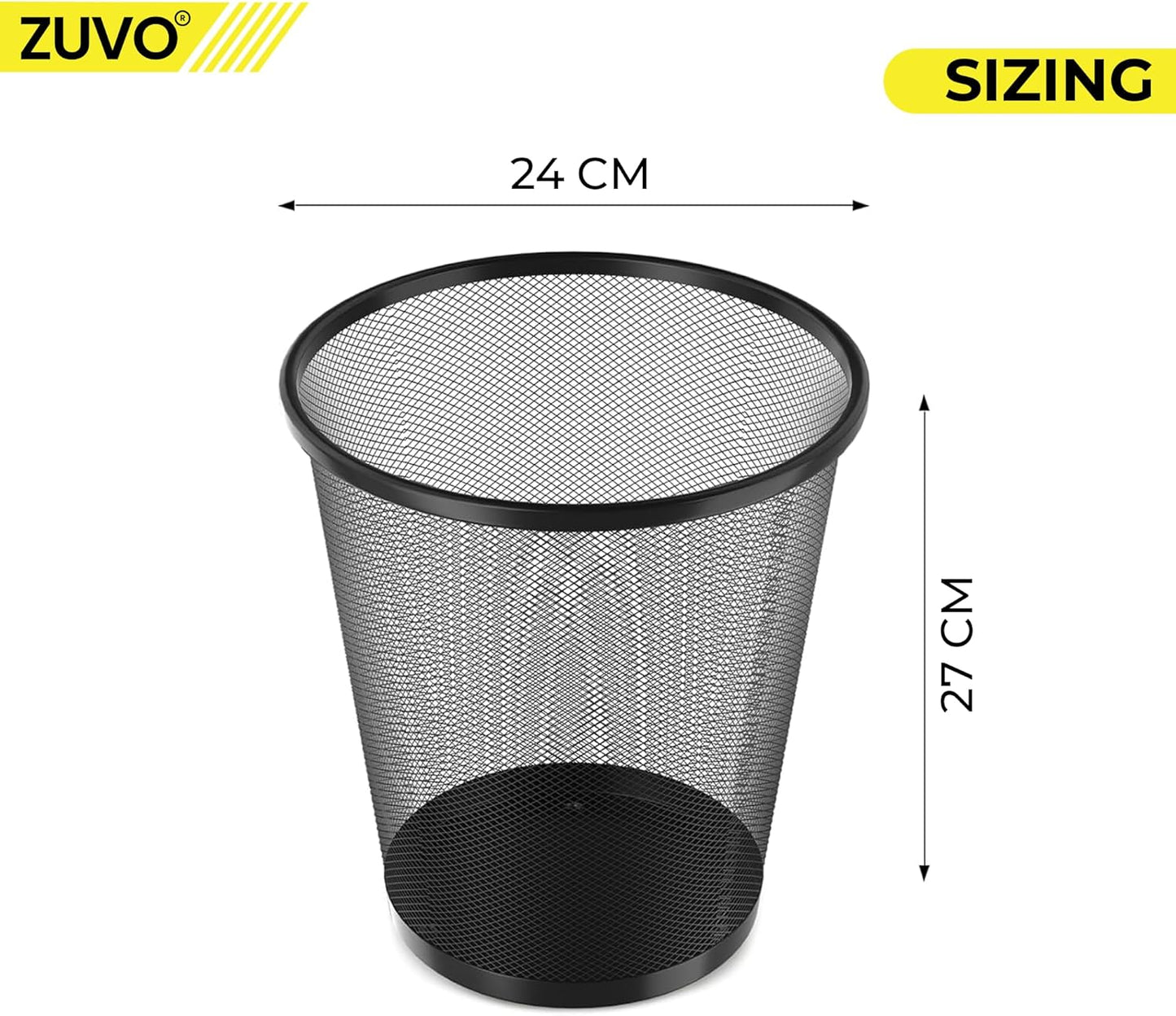 10L Pedal Bin Bags – Strong Small Kitchen Waste Liners, Unscented, 40 Pack (40×45cm)