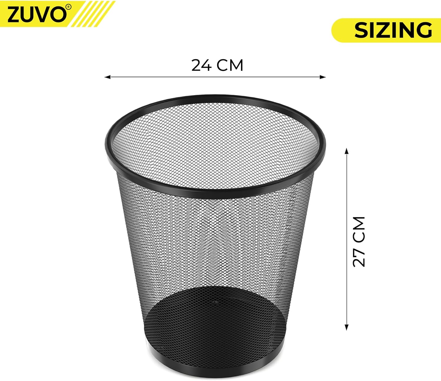 10L Pedal Bin Bags – Strong Small Kitchen Waste Liners, Unscented, 40 Pack (40×45cm)