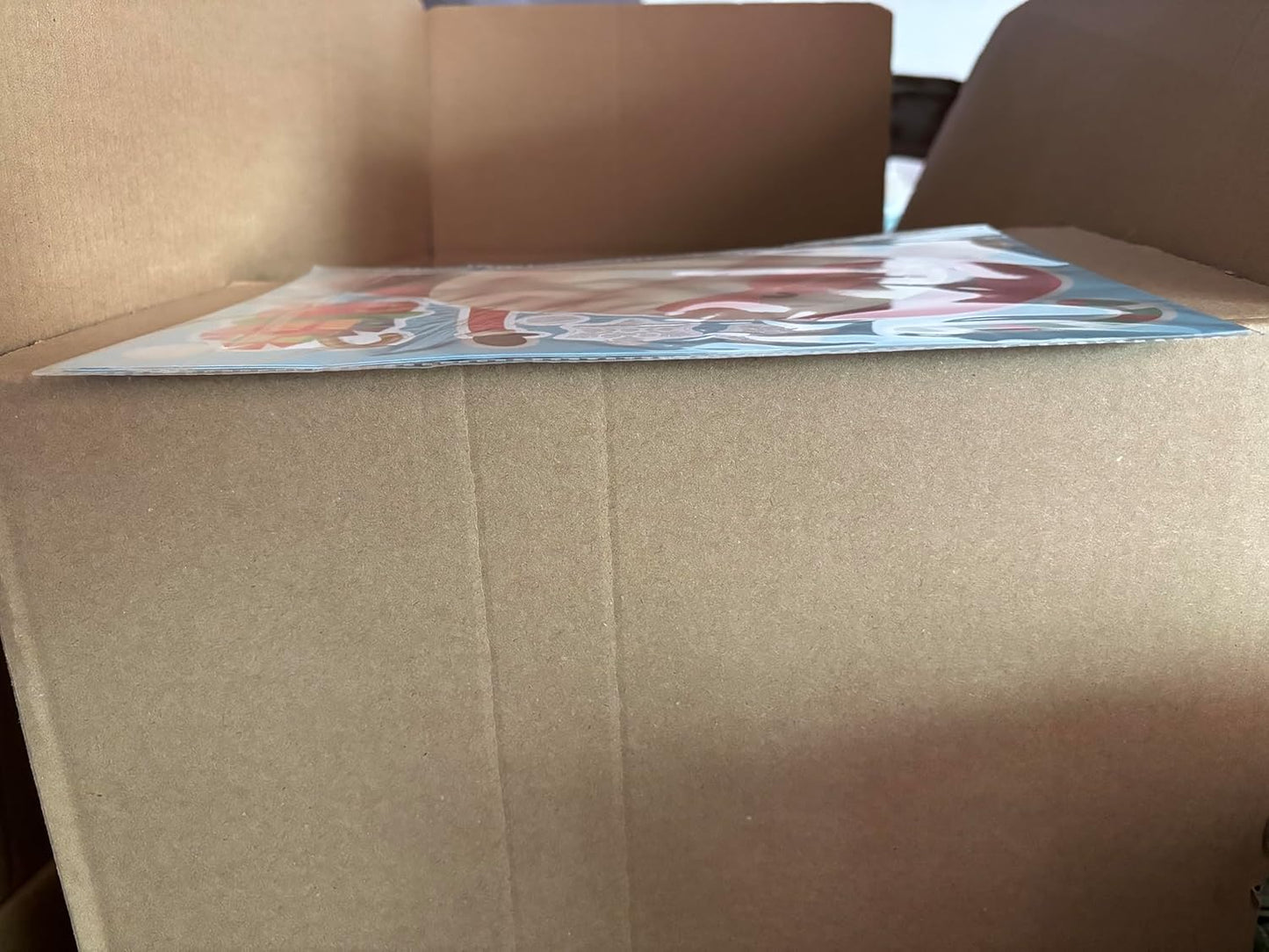 82PCS Christmas Window Stickers – 5 Sheets Reusable Double-Sided Static Clings with Santa, Reindeer & Snowflakes for Glass, Home & Holiday Decorations