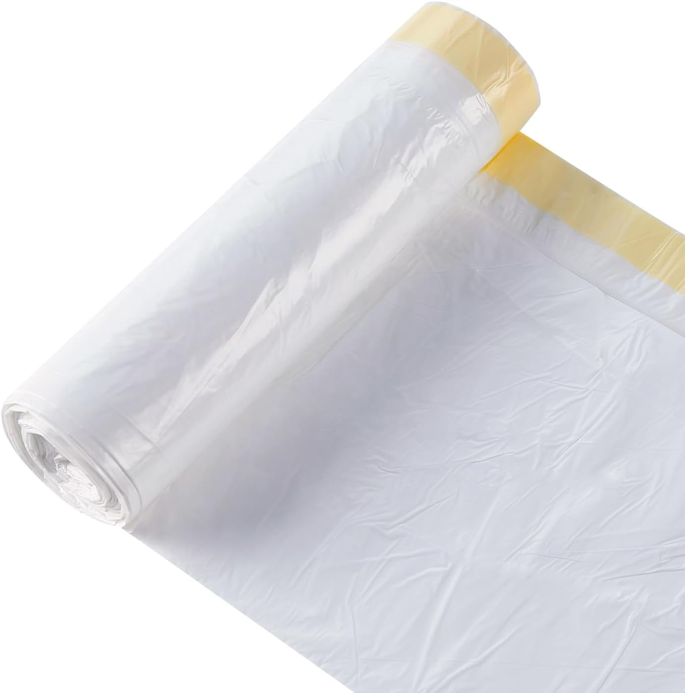 50L Drawstring Bin Bags – Strong HDPE Tie Handle Waste Liners, 20 Pack (62×78cm)